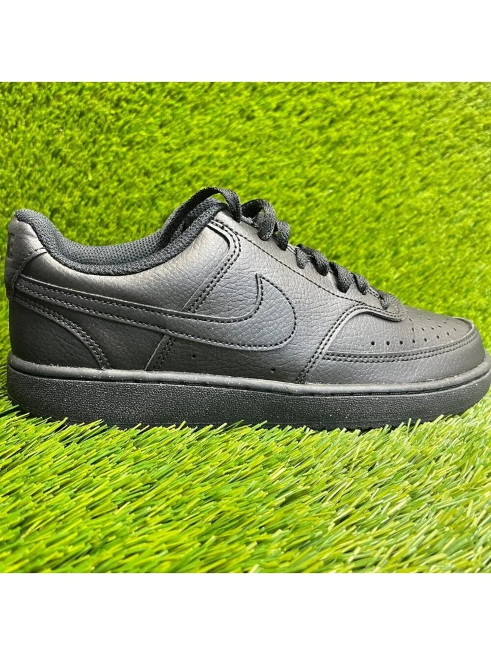 Nike Court Vision Low Mens Size 6 Black Athletic Lifestyle Shoes Sneakers